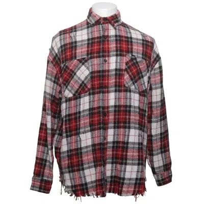 Flanellhemd (Rot, Schwarz, Weiß) von Lfdy Acryl, Baumwolle, Polyester