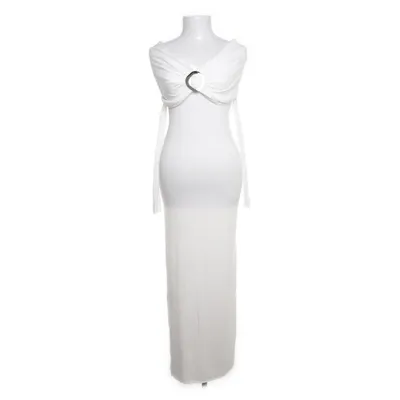 Robe longue (Blanc) de MANURÍ Viscose, Polyester, Élasthane