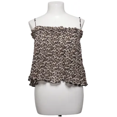 Crop top (Beige, Zwart) van H&M Polyester