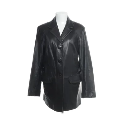 Leren jack (Zwart) van Montego