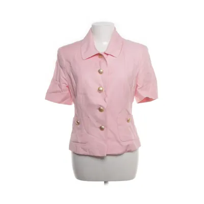 Blazer (Pink) von Jacques Fath Leinen, Viskose