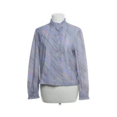 Blouse (Blue, Multicolored) from Eggl Polyester, Wool