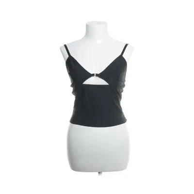 Crop top (Zwart) van Shein Elastaan, Polyester