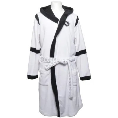 Bathrobe (White, Black) from Star Wars Polyester