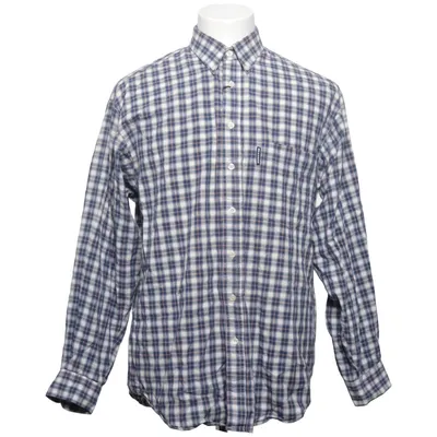 Flanellskjorta (Blå, Vit) från Brandon Bomull