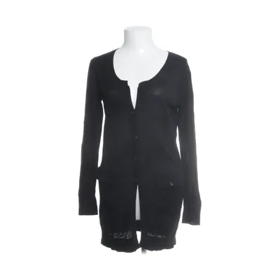 Cardigan (Zwart) van Mango Basics Katoen, Polyamide