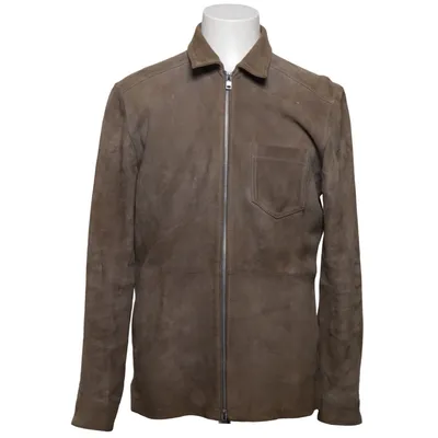 Læderjakke (Jonah Zip Suede) fra J.Lindeberg Polyester, Ruskind
