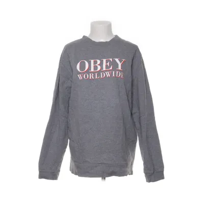 Sweatshirt (Gris) de Obey Coton, Polyester