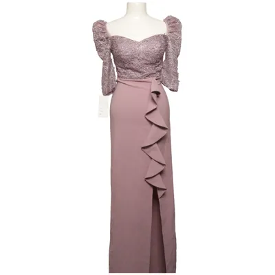 Evening gown (Pink) from MK Mode Elastane, Polyester, Viscose