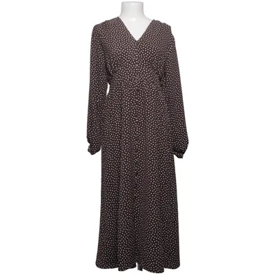 Jurk (Bruin, Wit) van Cubus Gerecycled polyester