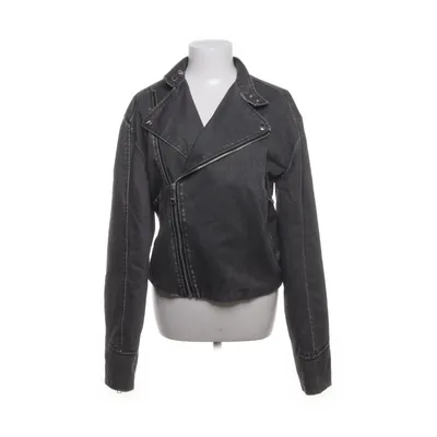 Biker jacket (Gray) from Weekday Polyester, Cotton