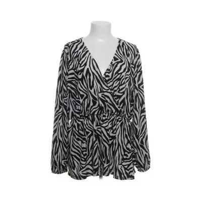 Blouse (Zwart, Wit) van Estvl Polyester, Elastaan