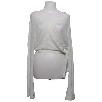 Omlottkofta (Vit) från NA-KD Reborn Akryl, Elastan, Polyester
