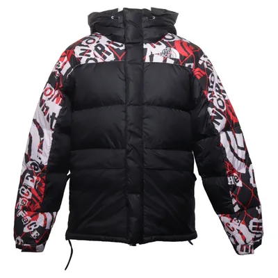 Donsjack (Zwart, Rood, Wit) van The North Face Dons, Veer, Nylon, Polyester
