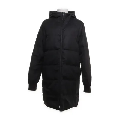 Daunenmantel (Schwarz) von Storm & Marie Daune, Leder, Polyester