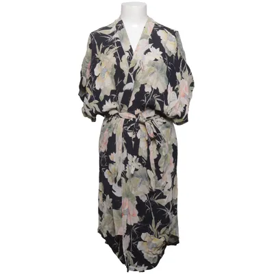 Robe portefeuille (Noir, Multicolore) de Plus Fine Viscose