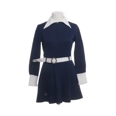 Skjortklänning (Blå, Vit)