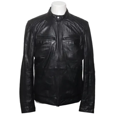 Leren jack (Robbie) van Finshley & Harding Leer, Polyester