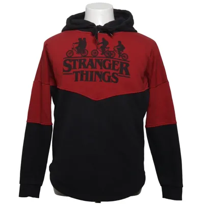 Hoodie (Black, Red, Multicolored) from Stranger Things Cotton, Polyester
