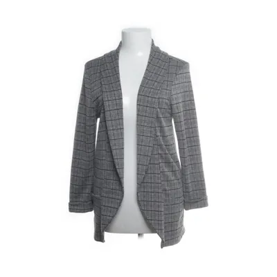 Strickjacke (Schwarz, Grau) Polyester, Viskose