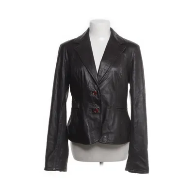 Blazer en cuir (Marron) de Roccobarocco Polyester, Cuir