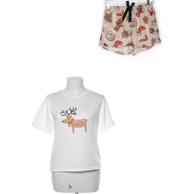 Pyjama (Blanc, Marron, Rouge, Multicolore) Élasthane, Polyester