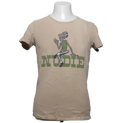 T-shirt (Beige) de Nudie Jeans Coton, Laine
