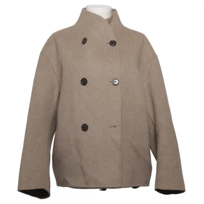 Pea coat (Beige) from Arket Polyester, Wool