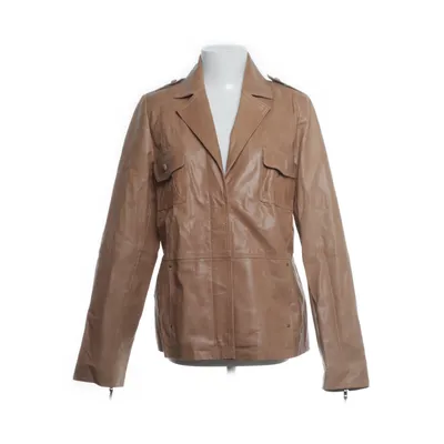 Läderjacka (Brun) från Milla Skinn