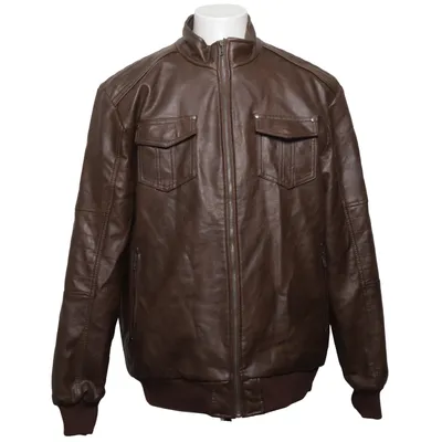 Jacket (Brown) from Infinity Man Cotton, Polyester, Viscose