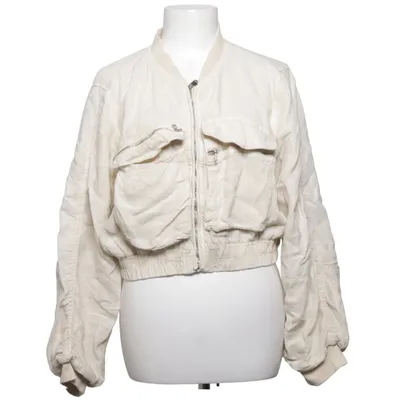 Bomberjakke (Beige) fra Zara Bomuld, Linned