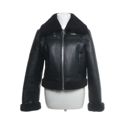 Shearlingjacka (Svart) från Mango Polyester, Polyuretan