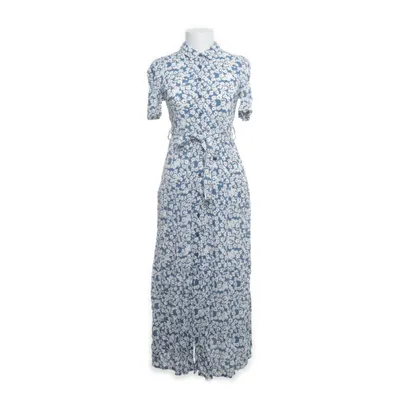 Klänning (Vit, Blå) från Mango Viskos