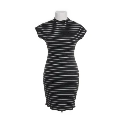 Dress (Black, White) from Zara Polyester, Viscose