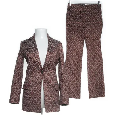 Kostym (Röd, Flerfärgad) från Dixie Metallfiber, Polyester, Viskos
