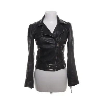 Veste de motard (Noir) de Zara Cuir, Polyester