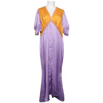 Maxi jurk (Lila, Oranje) van Never Fully Dressed Polyester