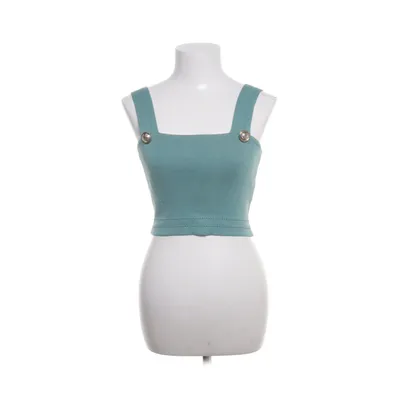 Crop top (Blauw) van Dilvin Knit Polyamide