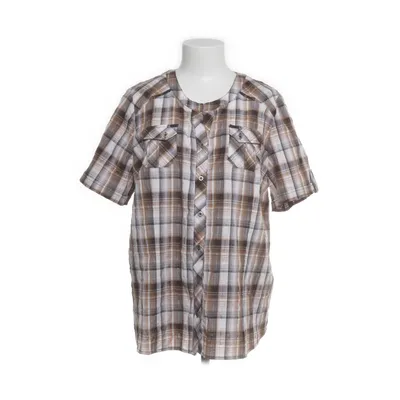 Short sleeve shirt (Beige) from Gina Laura Collection Cotton, Elastane, Polyester