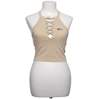 Halter neck top (Beige) from Gym King