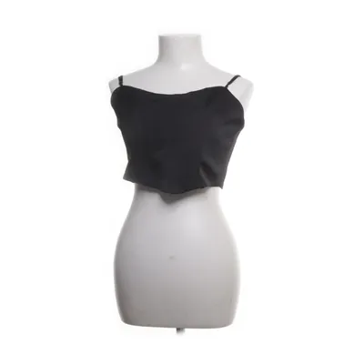 Crop top (Zwart) van Bershka Polyester