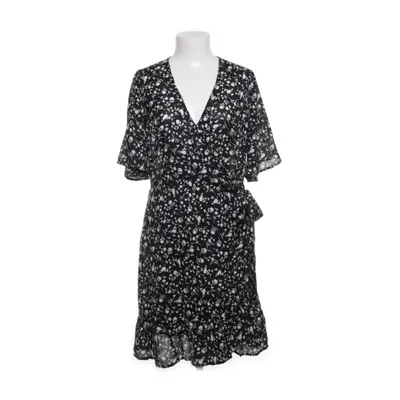Wrap dress (Black, White) from Amelie & Me Polyester