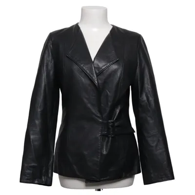 Lederjacke (Schwarz) von Rafaella Baumwolle, Leder, Polyester