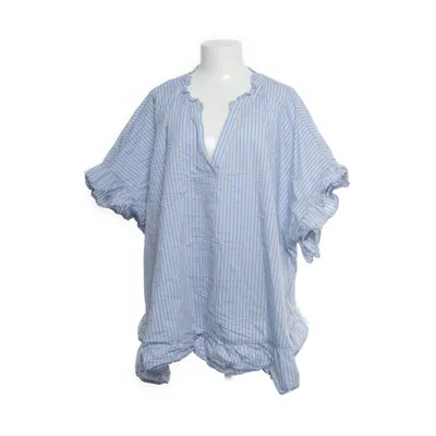 Top (Blauw, Meerkleurig) van Zizzi Katoen, Elastaan, Polyamide