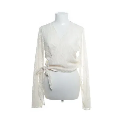 Wrap top (Beige) from NA-KD Polyester