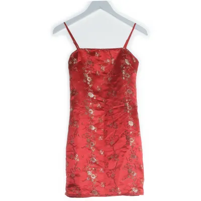 Dress (Red, Multicolored) from Parisian Polyester