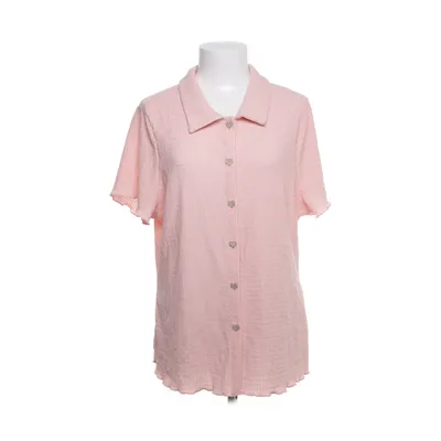 Kortärmad skjorta (Rosa) från Shein Curve Polyester, Elastan