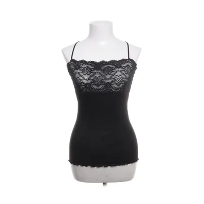 Pyjamatop (Zwart) van Calida Wol, Zijde, Polyamide, Elastaan