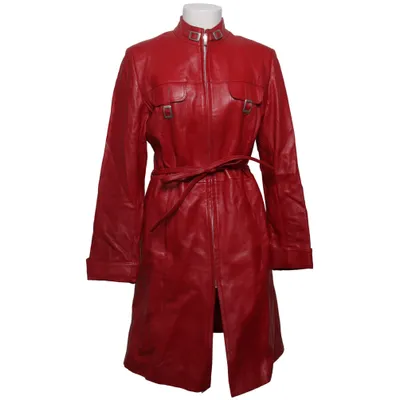 Läderkappa (Röd) från Bukowski Skinn