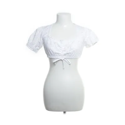 Crop top (White) from Fuchs Trachtenmoden Cotton, Polyester